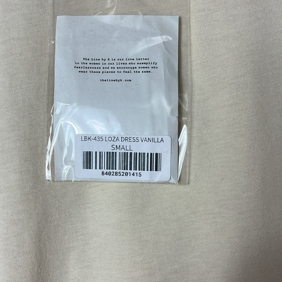 NWT The Line by K LOZA mini dress  in the color Vanilla Sz S - Picture 8 of 12